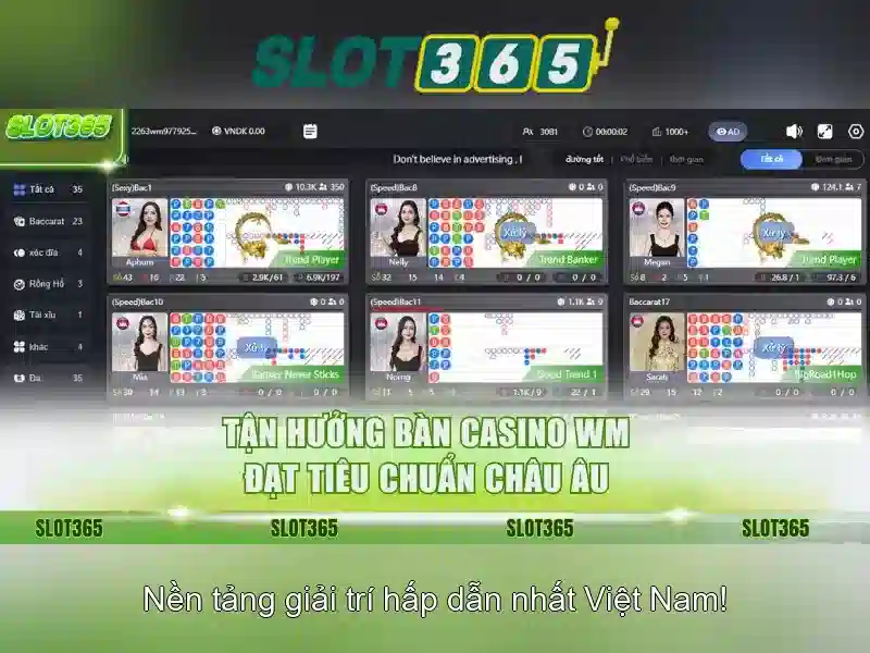 Slot365: Trải nghiệm chơi slot trực tuyến đỉnh cao