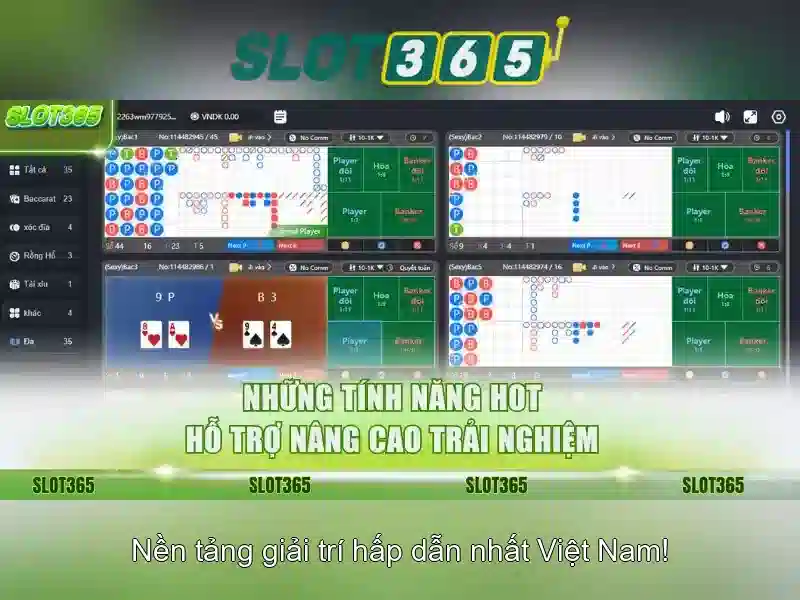 Slot365: Nền tảng giải trí trực tuyến với trò chơi slot đỉnh cao